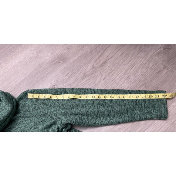 Lands End Sweater Tunic turtleneck Pullover Women 1X Green marled 16W-18W - Picture 6 of 7